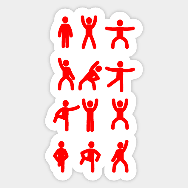 Sports Stickman Sticker by Aleksander37